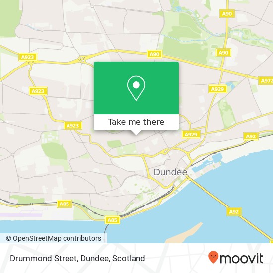 Drummond Street, Dundee map