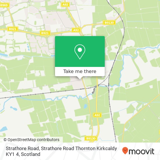 Strathore Road, Strathore Road Thornton Kirkcaldy KY1 4 map