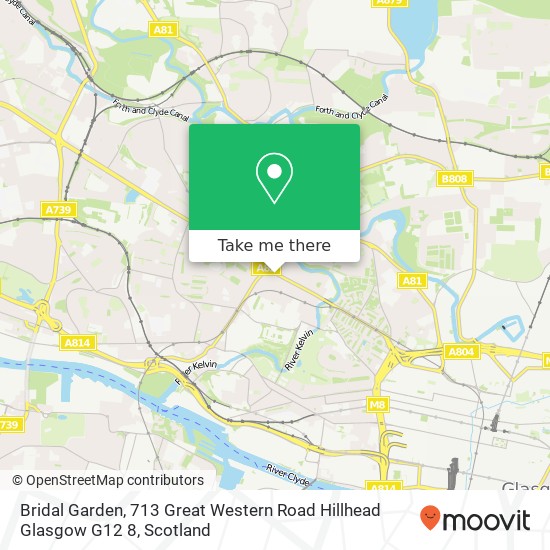 Bridal Garden, 713 Great Western Road Hillhead Glasgow G12 8 map