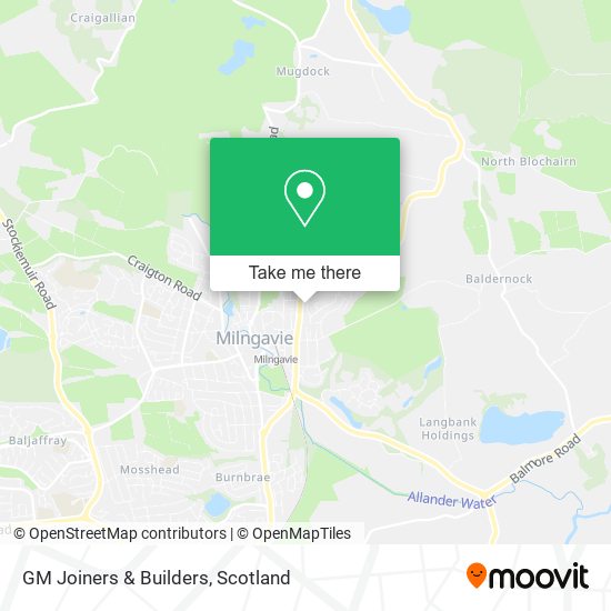 GM Joiners & Builders map
