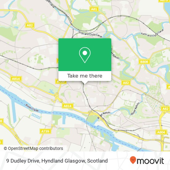 9 Dudley Drive, Hyndland Glasgow map