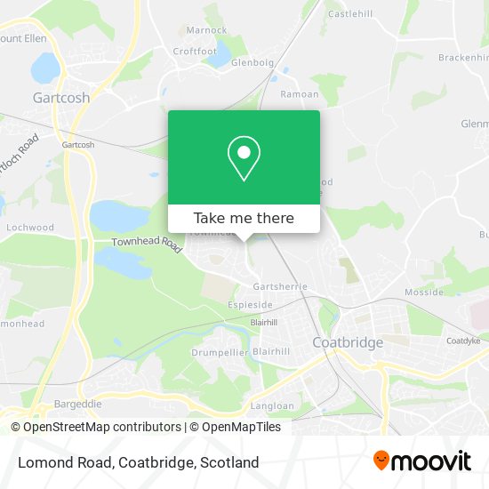 Lomond Road, Coatbridge map