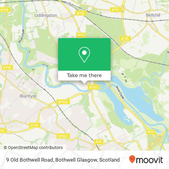 9 Old Bothwell Road, Bothwell Glasgow map