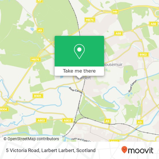 5 Victoria Road, Larbert Larbert map