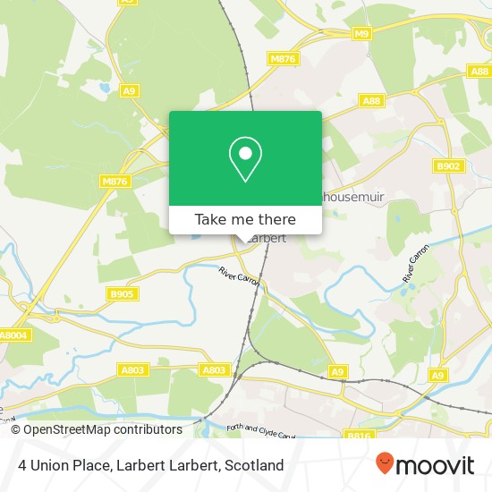 4 Union Place, Larbert Larbert map