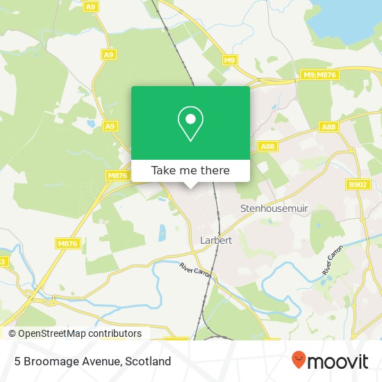 5 Broomage Avenue map