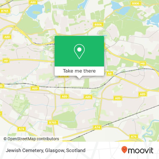 Jewish Cemetery, Glasgow map