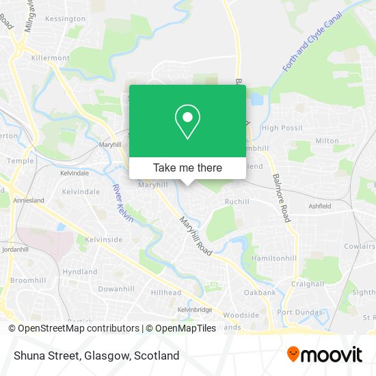 Shuna Street, Glasgow map