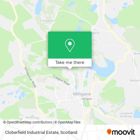 Cloberfield Industrial Estate map