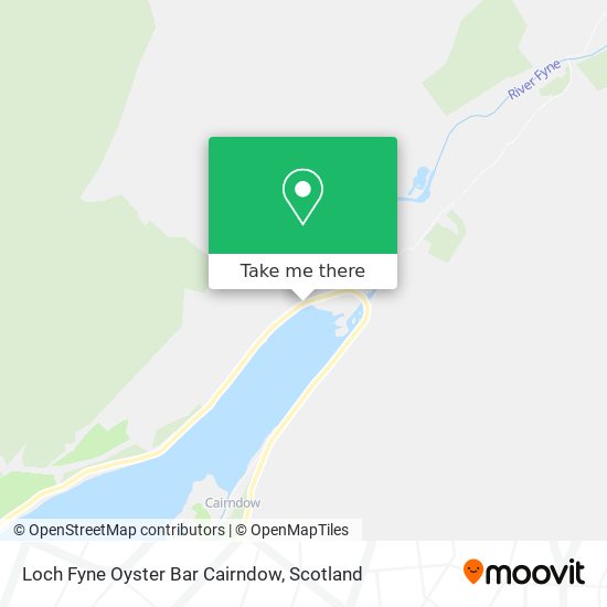 Loch Fyne Oyster Bar Cairndow map