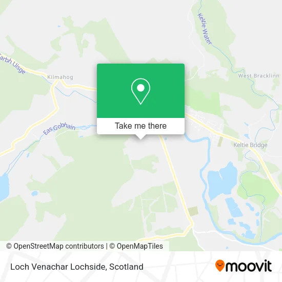 Loch Venachar Lochside map