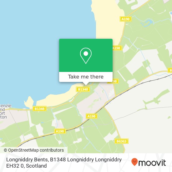 Longniddry Bents, B1348 Longniddry Longniddry EH32 0 map