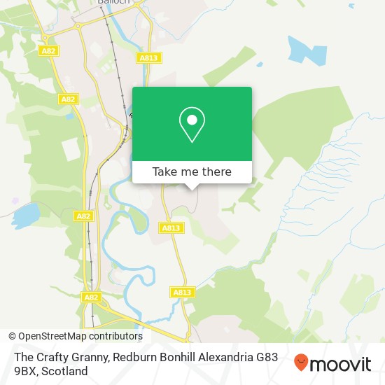 The Crafty Granny, Redburn Bonhill Alexandria G83 9BX map