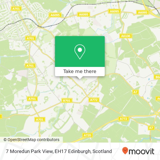 7 Moredun Park View, EH17 Edinburgh map