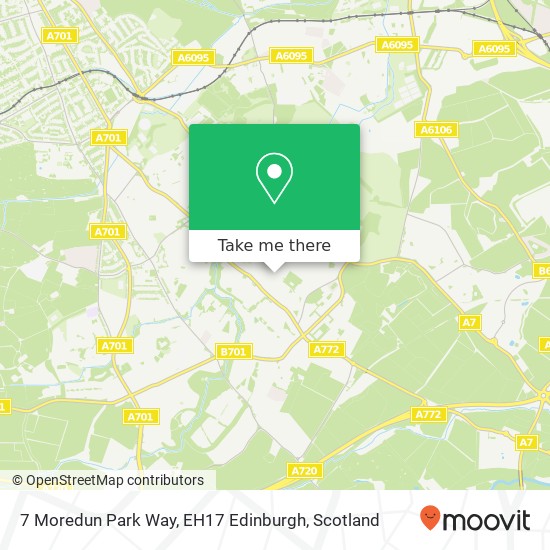 7 Moredun Park Way, EH17 Edinburgh map