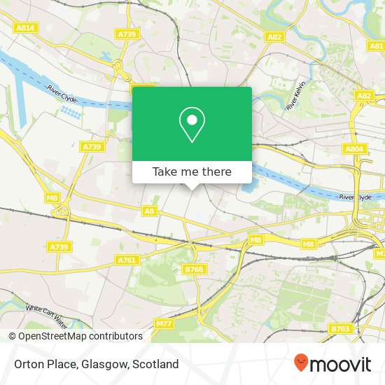 Orton Place, Glasgow map