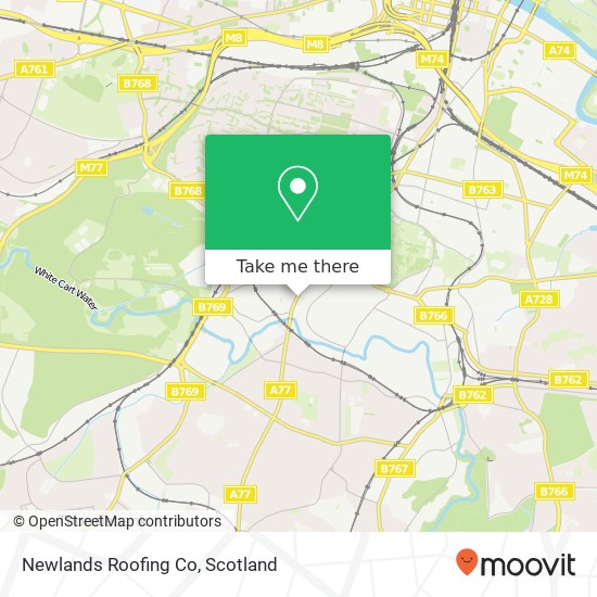 Newlands Roofing Co map