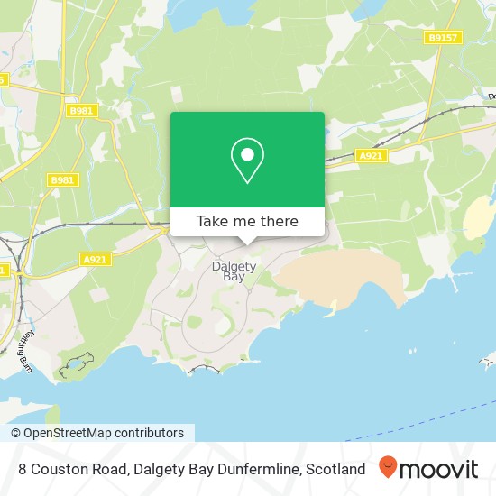 8 Couston Road, Dalgety Bay Dunfermline map