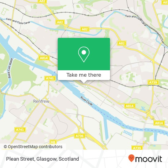 Plean Street, Glasgow map