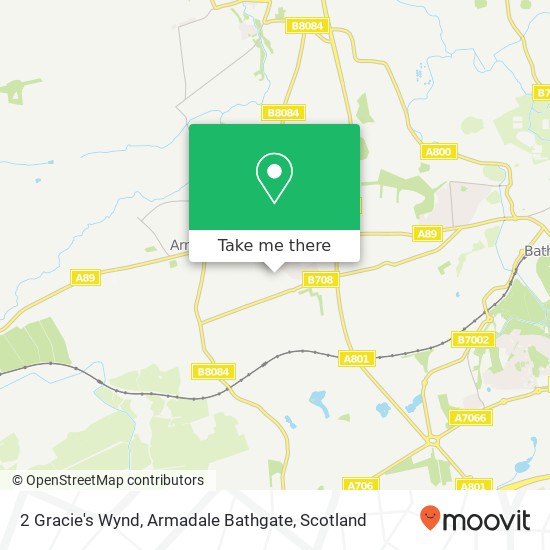 2 Gracie's Wynd, Armadale Bathgate map