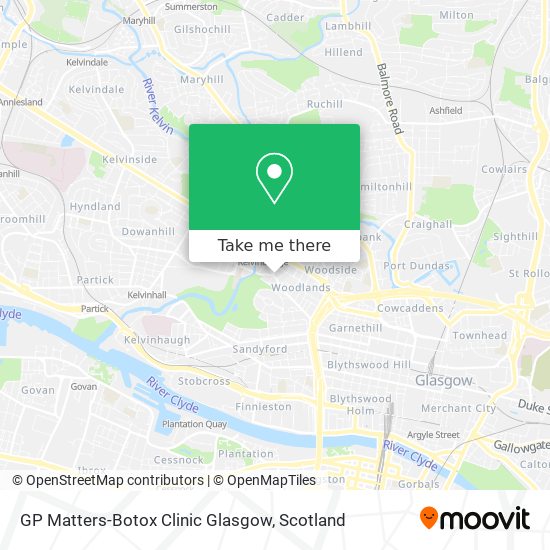 GP Matters-Botox Clinic Glasgow map