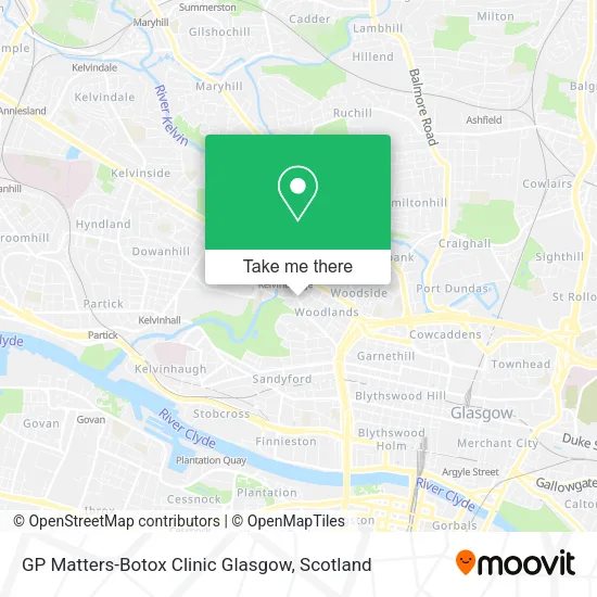 GP Matters-Botox Clinic Glasgow map