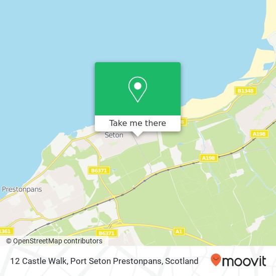 12 Castle Walk, Port Seton Prestonpans map