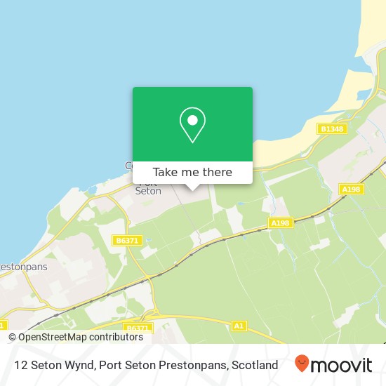 12 Seton Wynd, Port Seton Prestonpans map