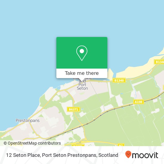 12 Seton Place, Port Seton Prestonpans map