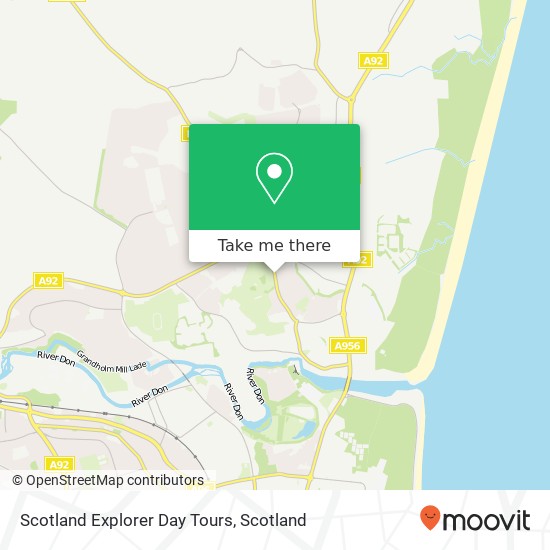 Scotland Explorer Day Tours map