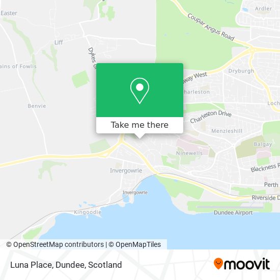 Luna Place, Dundee map
