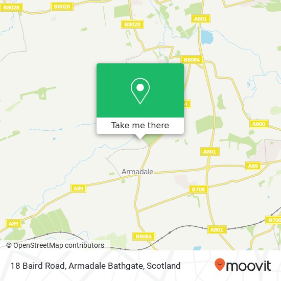 18 Baird Road, Armadale Bathgate map