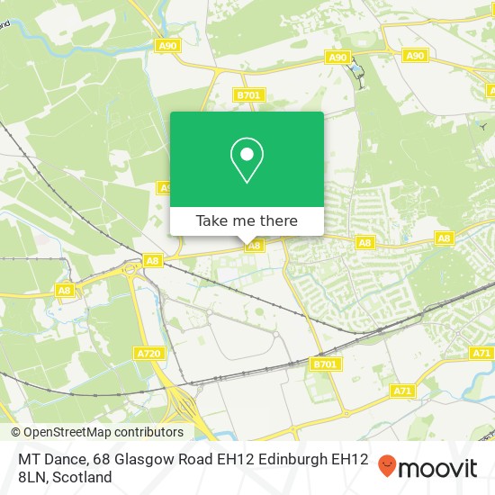 MT Dance, 68 Glasgow Road EH12 Edinburgh EH12 8LN map