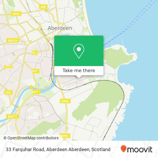 33 Farquhar Road, Aberdeen Aberdeen map