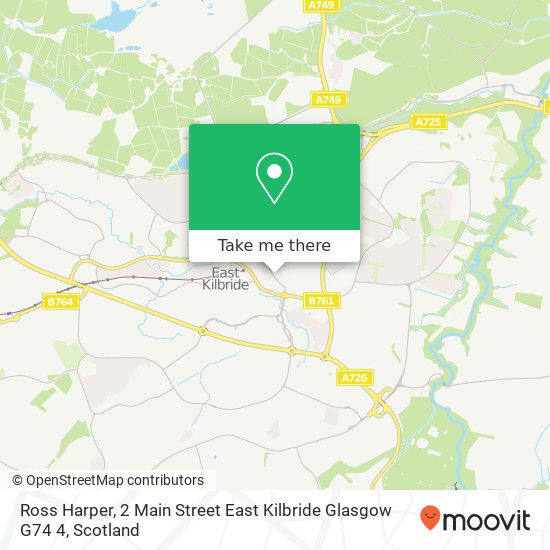 Ross Harper, 2 Main Street East Kilbride Glasgow G74 4 map