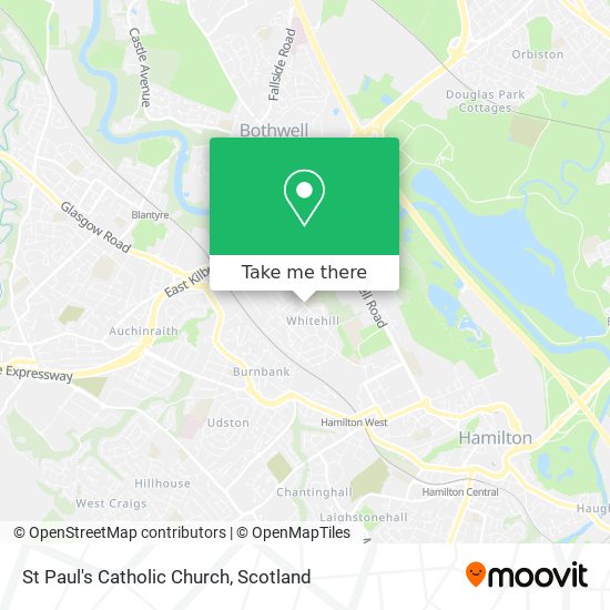 St Paul's Catholic Church map