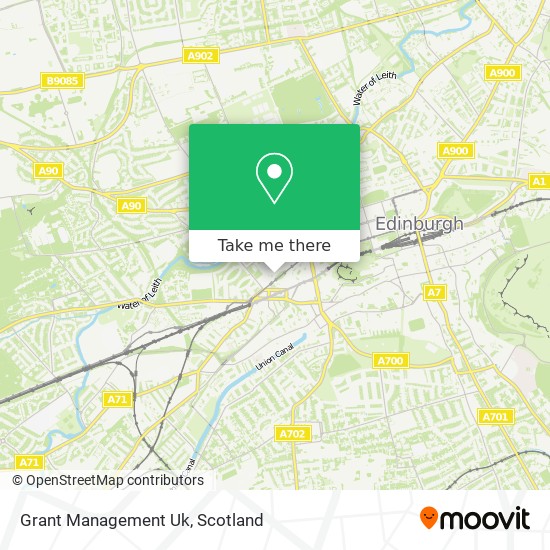 Grant Management Uk map