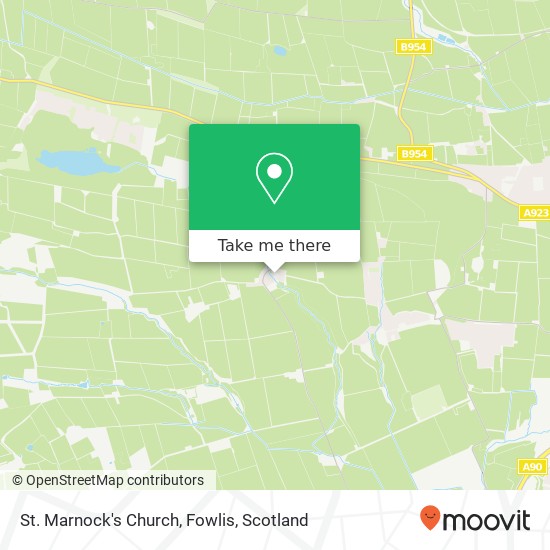 St. Marnock's Church, Fowlis, 3 Kirk Road Fowlis map