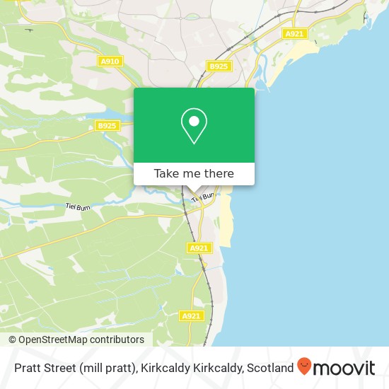 Pratt Street (mill pratt), Kirkcaldy Kirkcaldy map
