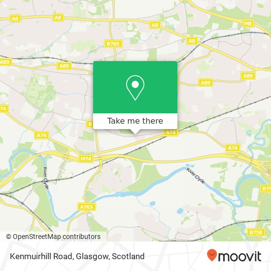 Kenmuirhill Road, Glasgow map