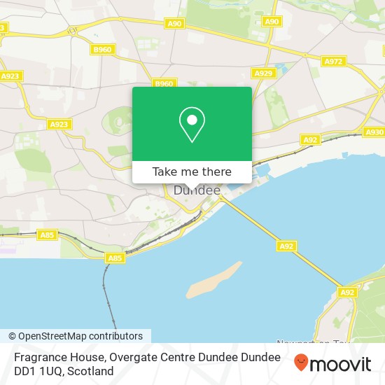 Fragrance House, Overgate Centre Dundee Dundee DD1 1UQ map