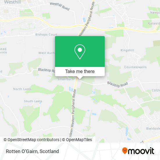 Rotten O'Gairn, Aberdeen Aberdeen map