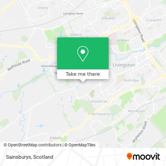 Sainsburys map