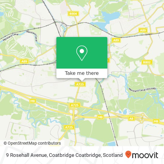 9 Rosehall Avenue, Coatbridge Coatbridge map