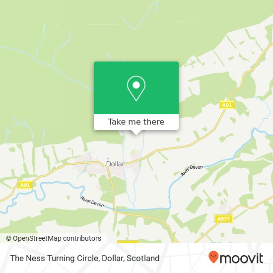 The Ness Turning Circle, Dollar map