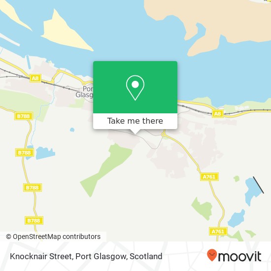 Knocknair Street, Port Glasgow map