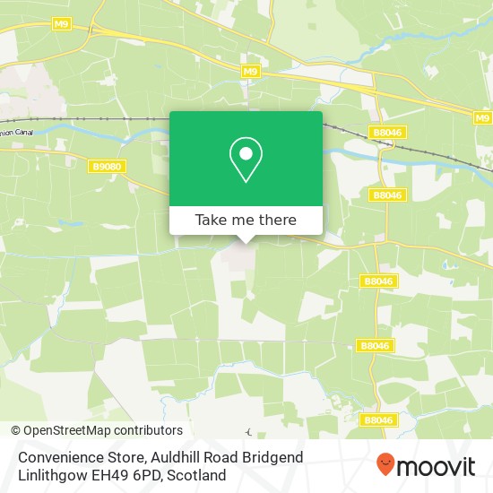 Convenience Store, Auldhill Road Bridgend Linlithgow EH49 6PD map