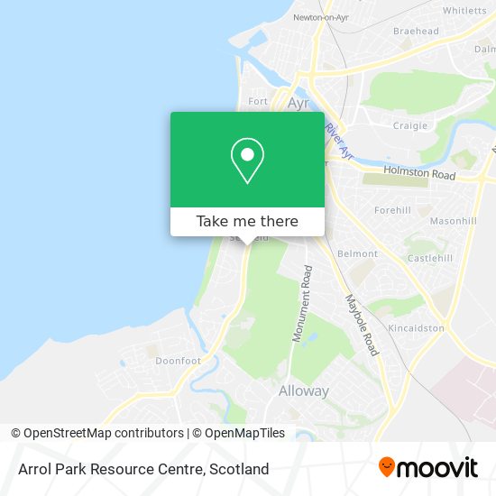 Arrol Park Resource Centre map