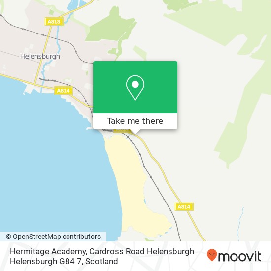 Hermitage Academy, Cardross Road Helensburgh Helensburgh G84 7 map