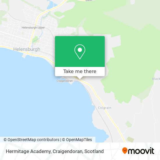 Hermitage Academy, Craigendoran map